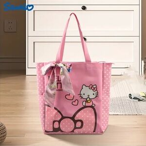 Hello Kitty Print tote shoulder bag (cloth)
